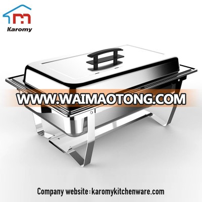 Hotel sale stainless steel chafing dish food warmer,buffet dishes