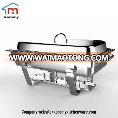 Luxury Stainless steel chafing dish,catering restaurant food buffet warmer for sale