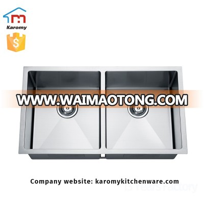 Factory price home kitchen undermount sink stainless steel 304 for kitchen