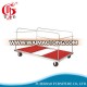 Logistical factory stainless steel metal cargo trolley cart