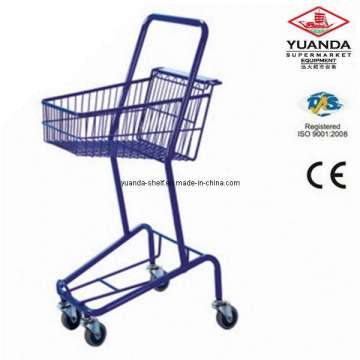 Grocery Hand Go Cart Wire Basket Trolley